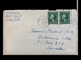 February 13 - Envelope front