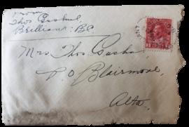 July 12, 1925 - Envelope front