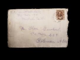 October 20 - Envelope front
