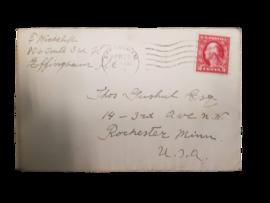 April 25 - Envelope front