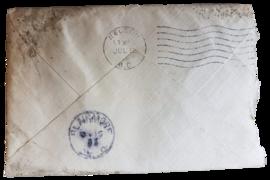 July 12, 1925 - Envelope verso