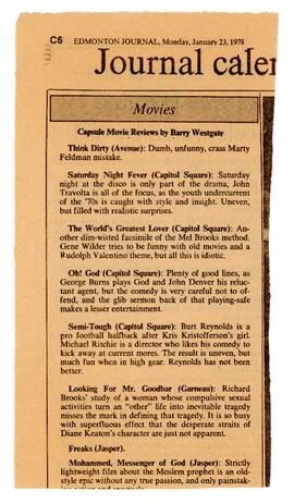January 23 - newspaper clipping verso